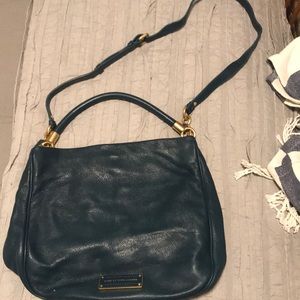 Marc Jacobs teal crossbody bag